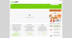 Desktop Screenshot of neonwerk.de
